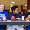 Kids at lunch