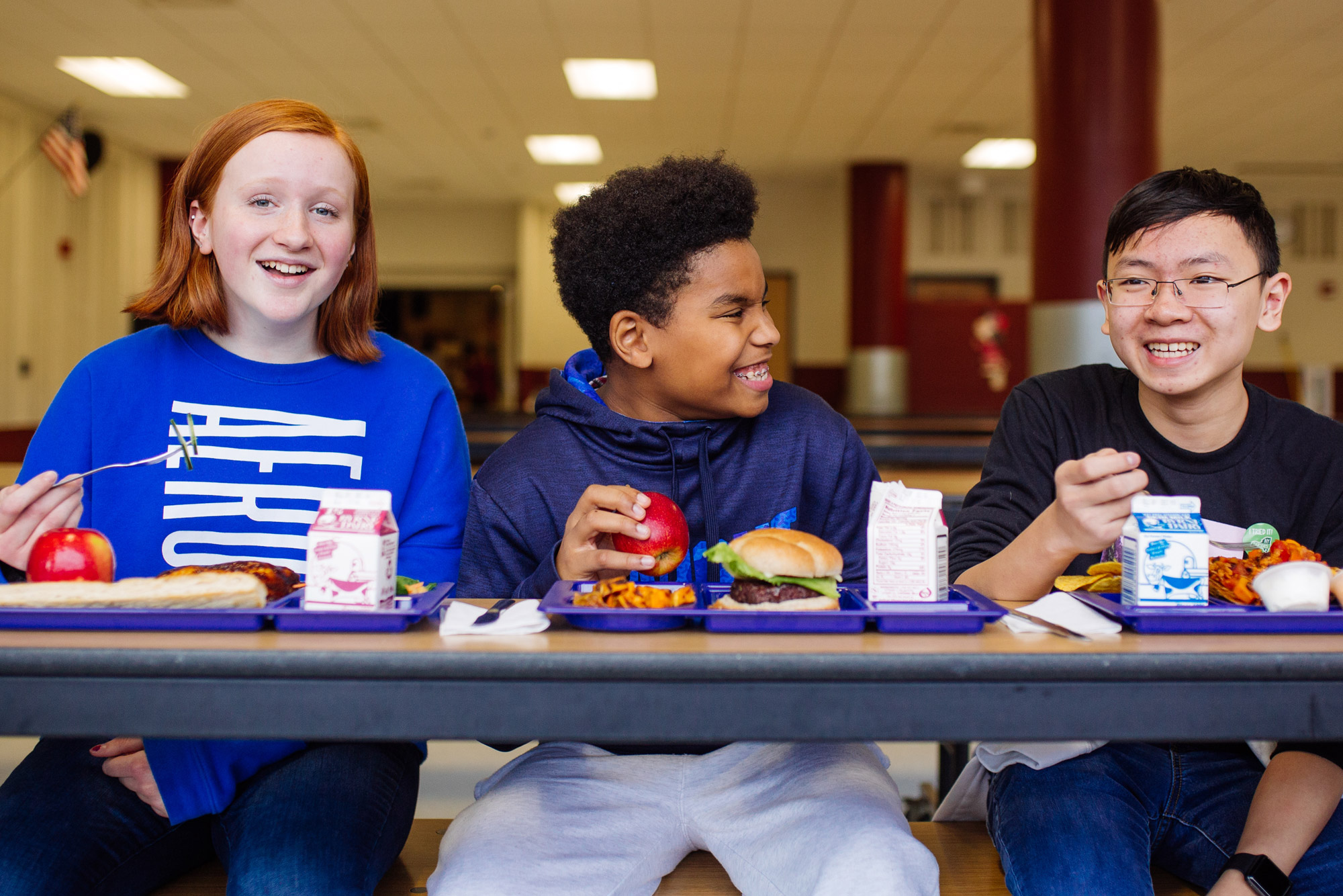 Kids at lunch