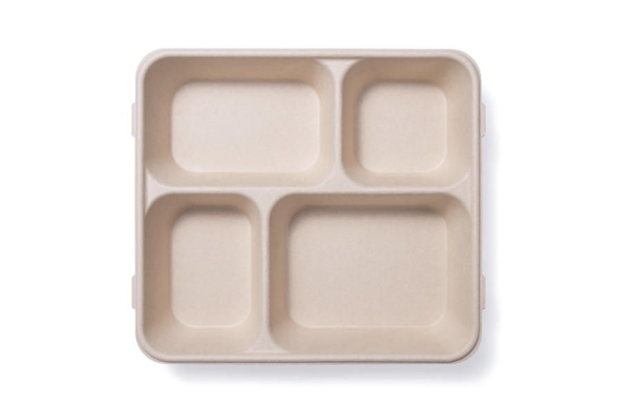 empty school lunch tray