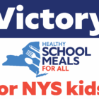 Graphic with text that reads "Victory for New York State kids"